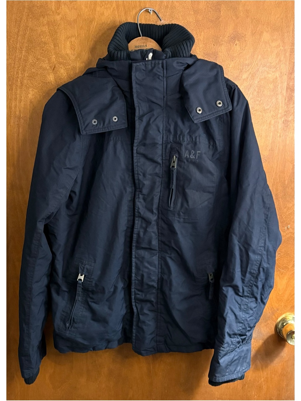 Abercrombie & Fitch Men's Vintage Y2K A&F All Season Weather Warrior Jacket Warm